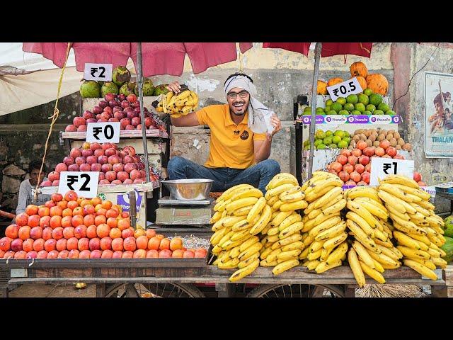 Selling Fruits For Free- Hilarious Public Reaction | सब कुछ 1 रूपये किलो में बेचा 