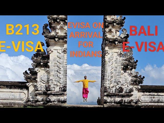 Indonesia Visa/E-Visa for Indians | Bali eVOA | eVisa on Arrival process from India