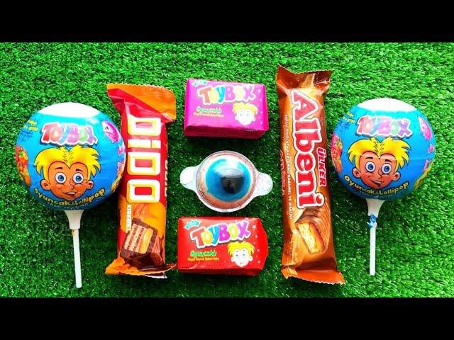 Candy ASMR satisfying Video Asmr Lollipops Candy and chocolate Yummy candy Unboxing #satisfying