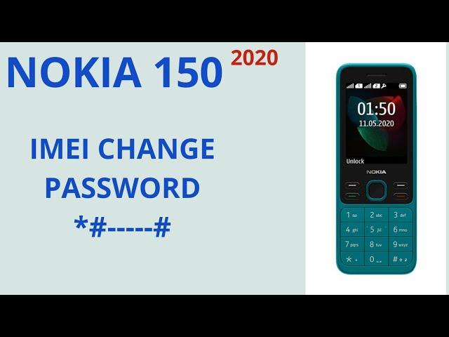 nokia 150 imei change code/nokia ta 1235 imei change code