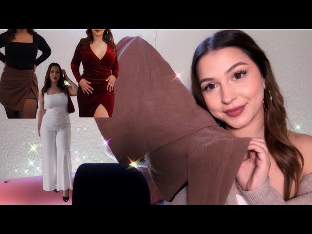 ASMR Whispered Clothing try on Haul  (fabric sounds)