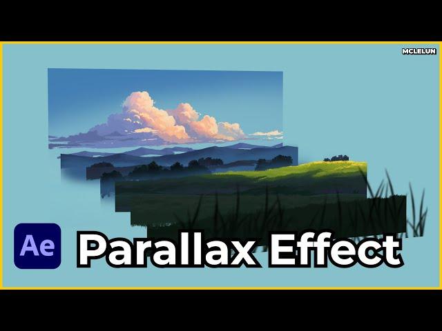 Parallax Effect For 2D Animation Anime Using After Effects