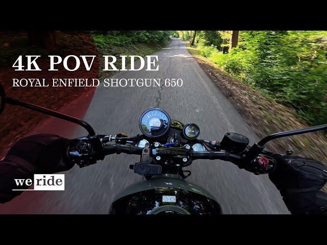 Royal Enfield Shotgun 650 | 4K POV Test Ride ️