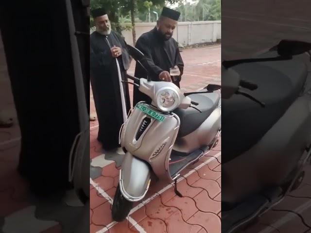 My New Travel Partner #chetak #chetak2024 #bajaj #chetakscooter