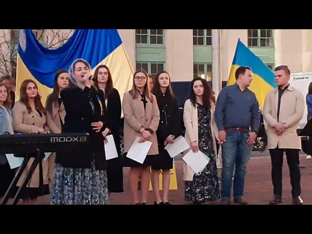 Song/ Prayer for Ukraine/ Peace vigil for Ukraine/ Lexington, Ky /Ukrainian Pentecostal Church