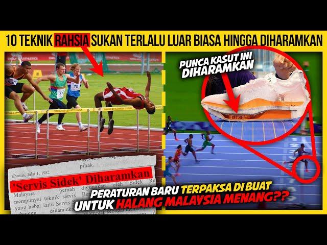 10 TEKNIK RAHSIA SUKAN TERLALU LUAR BIASA SEHINGGA DIHARAMKAN