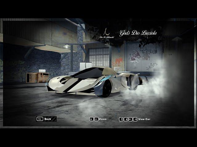 My own car concept Dio implemented in Need For Speed Most Wanted OG