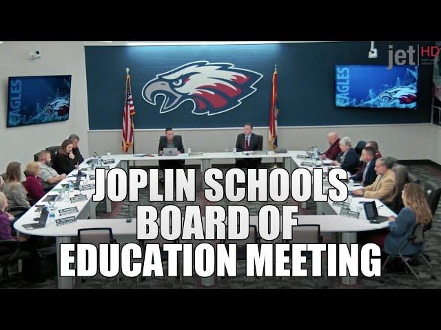 Joplin Schools Board of Education Meeting 02-25-25