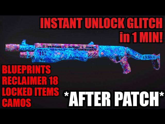 *NEW* INSTANT UNLOCK GLITCH MW3 in 1 MIN! BLUEPRINTS/LOCKED ITEMS/CAMO! MW3 GLITCHES! WARZONE GLITCH