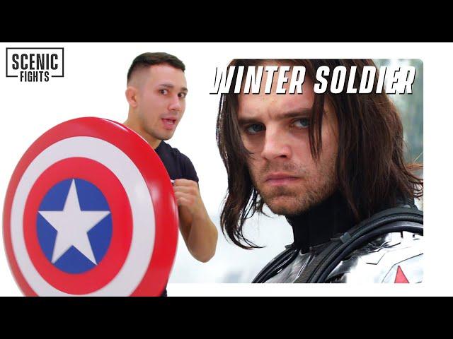 MMA Fighter Breaks Down Captain America and The Winter Soldier Highway Fight | Scenic Fights