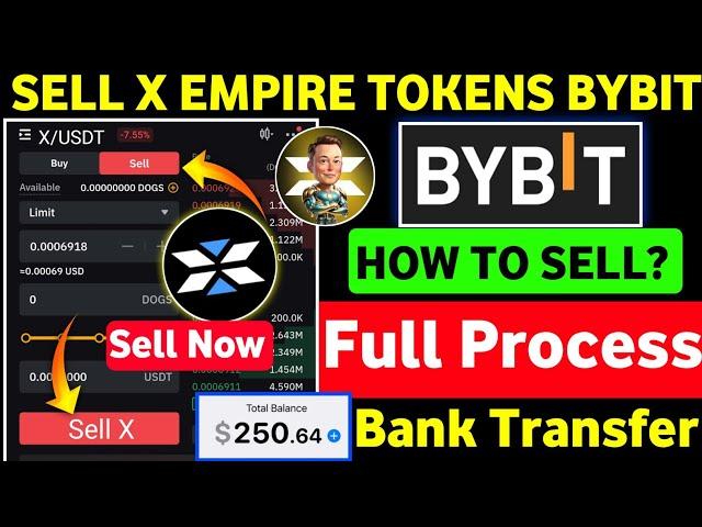 How to Sell $X on Bybit | How to sell x Empire tokens on Bybit | x Empire exchange Bybit sell