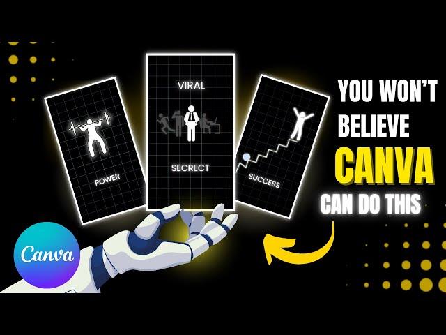 How to CREATE VIRAL Motion Graphics In Canva Without ANY Animation Skills