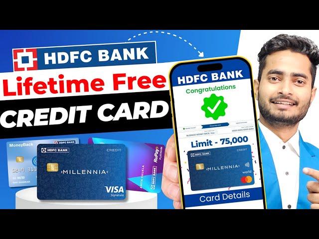 HDFC Lifetime Free Credit Card Apply Online 2024 | Hdfc Lifetime Free Credit Card | Hdfc Credit Card