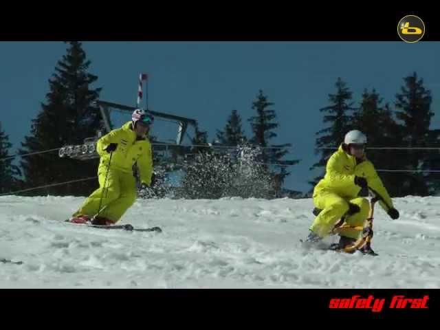 Ski meets Snowbike