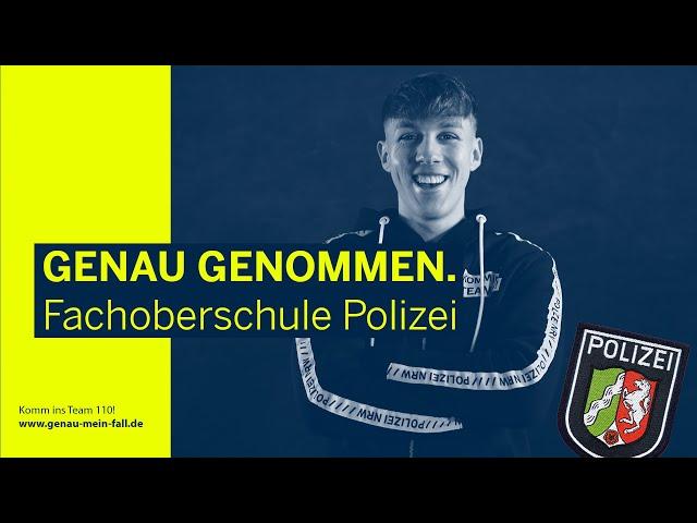 GENAU GENOMMEN - Fachoberschule Polizei