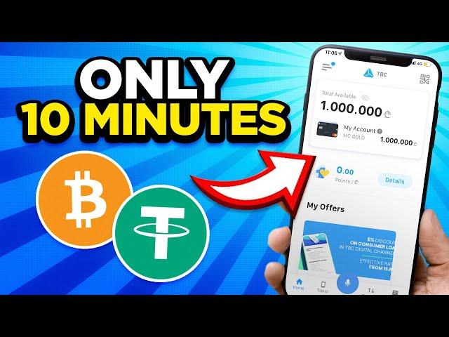 Easiest and Fastest Crypto Bank Account in the World