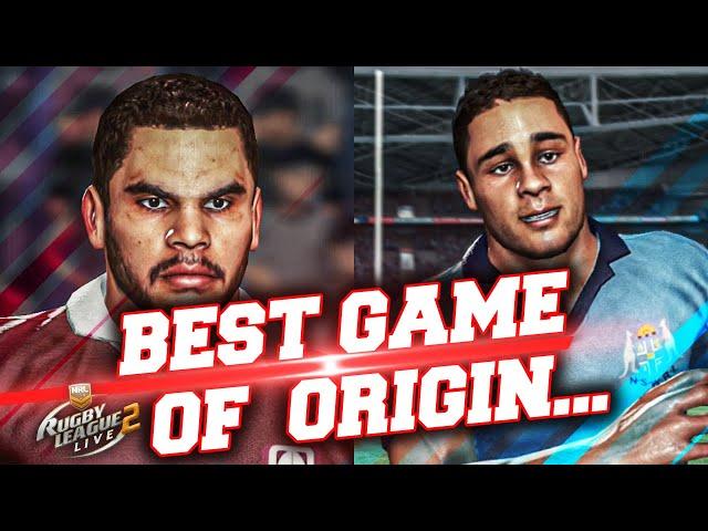 State of Origin on the BEST Rugby League game ever made...