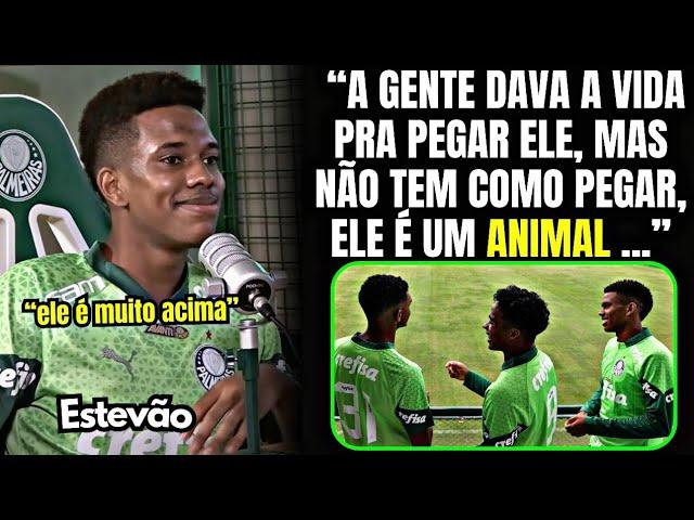 ERA OUTRO PATAMAR! ESTEVÃO FICAVA ABISMADO COM O ENDRICK E O LUIS GUILHERME NOS TREINOS DO PALMEIRAS