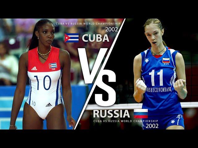 Very HOT Match | Cuba vs Russia | World Championship 2002  | Highlights |