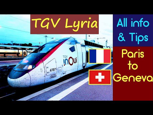 TGV Lyria | Paris to Geneva | Standard Premiere | Euroduplex