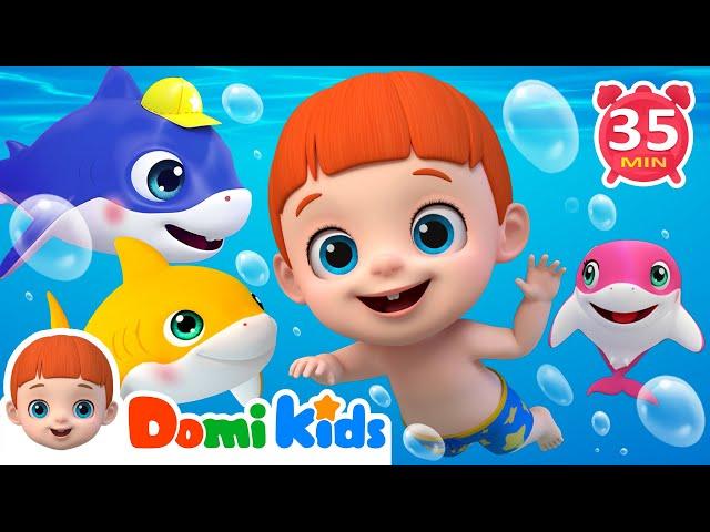 Baby Shark Song | Shark Family & More Nursery Rhymes for Toddlers | Baby Songs - Domikids