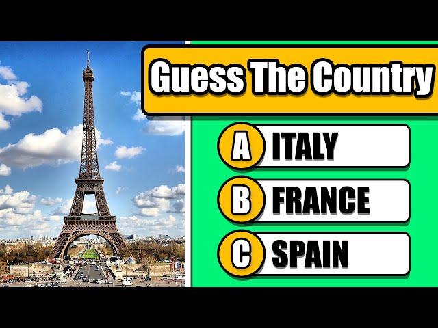 Guess The Country From It's Famous Place