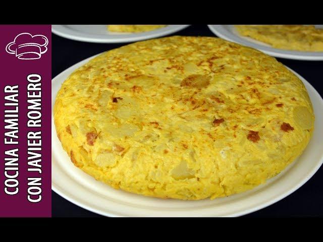 Como hacer la mejor tortilla de patatas / Cocina familiar con Javier Romero TV