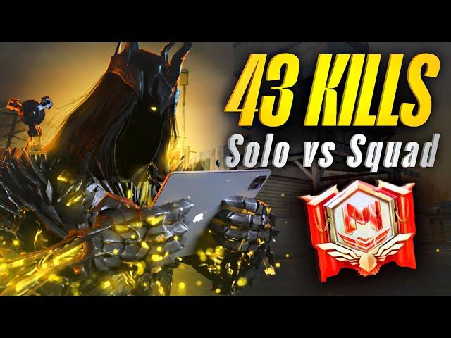 43 KILLS INTENSE SOLO VS SQUAD Full GAMEPLAY CODM