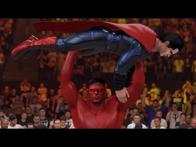 Red Hulk vs. Superman - Epic Battle