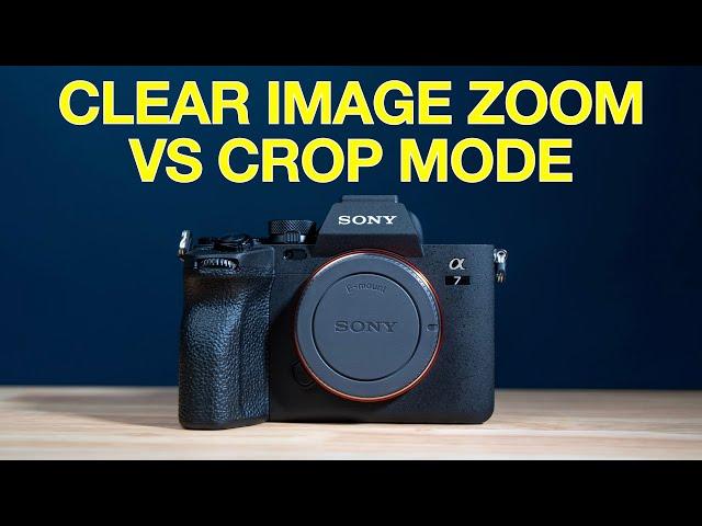 Sony A7IV - Clear Image Zoom vs Crop Mode - Surprising Results!