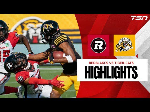 CFL WEEK 15: Hamilton Tiger-Cats vs. Ottawa Redblacks FULL HIGHLIGHTS