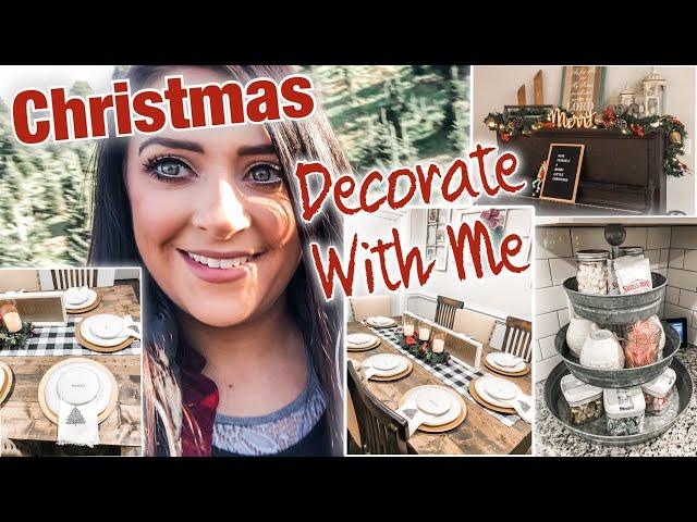 DECORATE AT HOME WITH ME FOR CHRISTMAS, TRIP TO THE TREE FARM, AND DIY HOT CHOCOLATE STATION