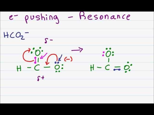 Electron Pushing Arrows in Resonance and Organic Mechanisms