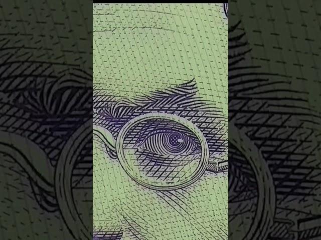  UAH 1000 Ukrainian Hryvnia. Vladimir Vernadsky on the Ukrainian banknote in a microscope #shorts