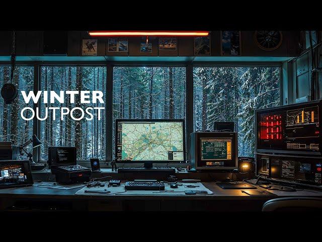 ALONE: Winter Mission Outpost 2 | Dark Ambient Focus Music [ひとりで: 冬の前哨基地 - アンビエント ミュージック]