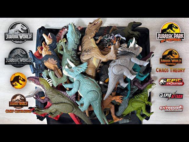 300 JURASSIC WORLD DINOSAURS in a BOX! Giganotosaurus, T-Rex, Becklespinax, Spinosaurus, Mapusaurus