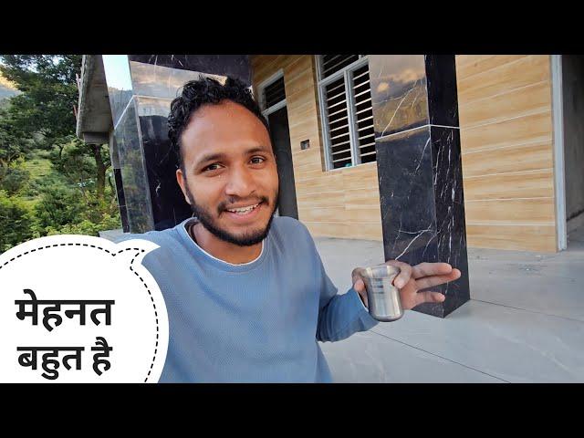 नया घर बनाने का सुकून ही अलग है || Pahadi Lifestyle Vlog || Pahadi Biker || Alok Rana