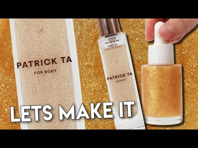 DIY Body Shimmer - Free Recipe - Patrick Ta Dupe