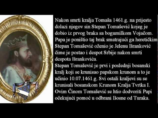 BOŠNJAČKI VLADARI: Kralj Stepan Tomašević-Kotromanić (1461-1463)