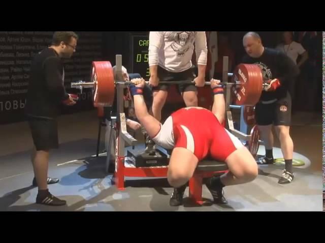 Kirill Sarychev Bench Press 326 kg(719lbs)