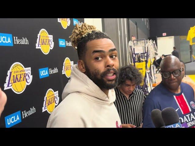 D’Angelo Russell Done With Anthony Davis Disrespect, Rui Hachimura And More At Lakers Practice