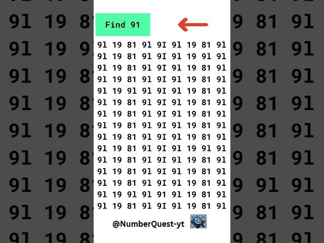 Only Geniuses Can Spot the Odd Number Out! |  351