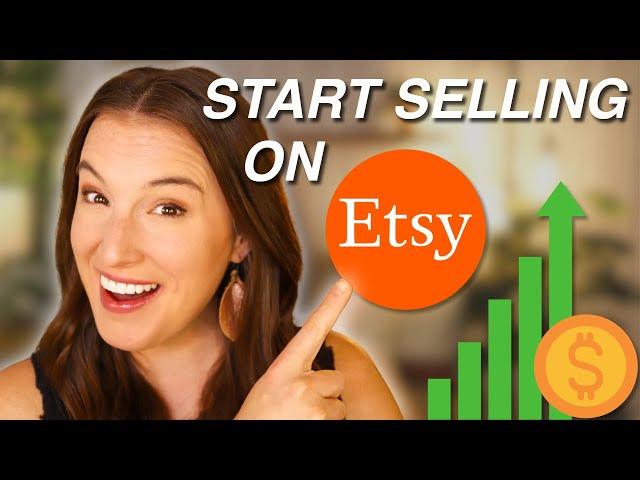 How to Sell on Etsy in 3 Simple Steps (2024 Etsy Shop for Beginners COMPLETE GUIDE)