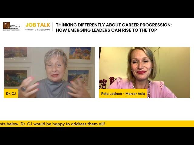 JobTalk with Dr CJ & Peta Latimer