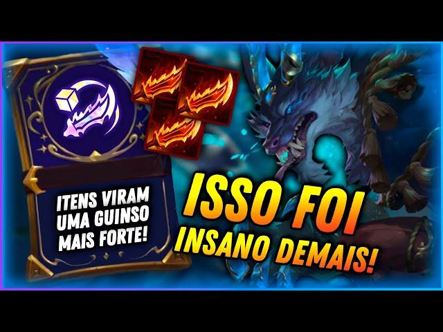 O WARWICK DE 3 GUINSOS FICOU BIZARRO DE FORTE COM ISSO! | Teamfight Tactics