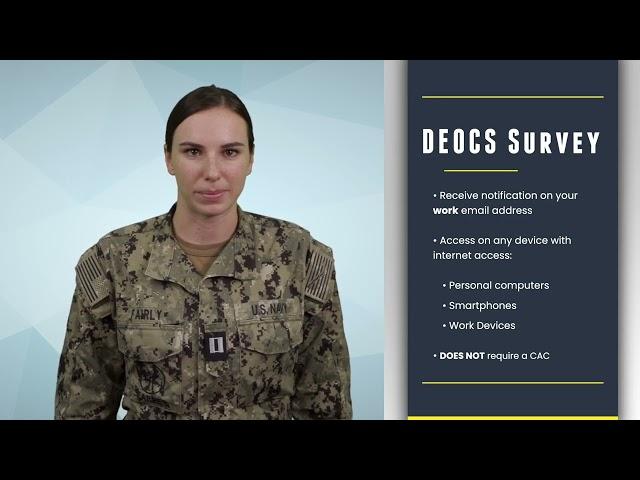 NAVFAC Southeast - Introduction to the 2023 Defense Organizational Climate Survey