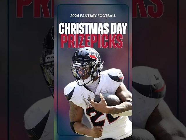 Top  PRIZEPICKS Player Predictions for Christmas Day in Fantasy Football! #shorts