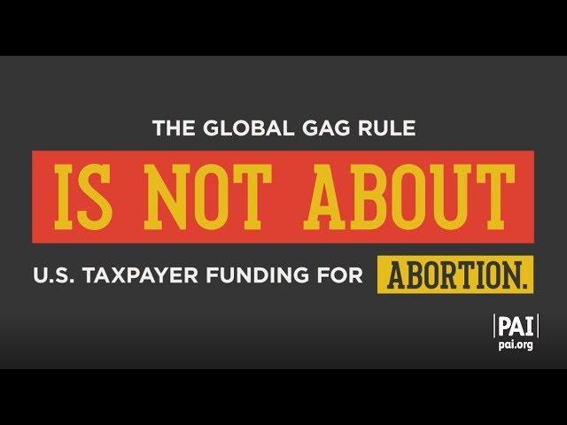 The Global Gag Rule—What’s the Point?