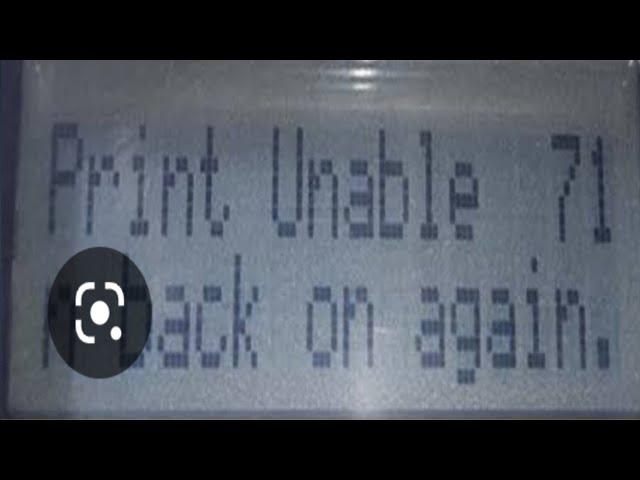 print unable 71, print unable 72 #brother laser printer problem solve, #fixed