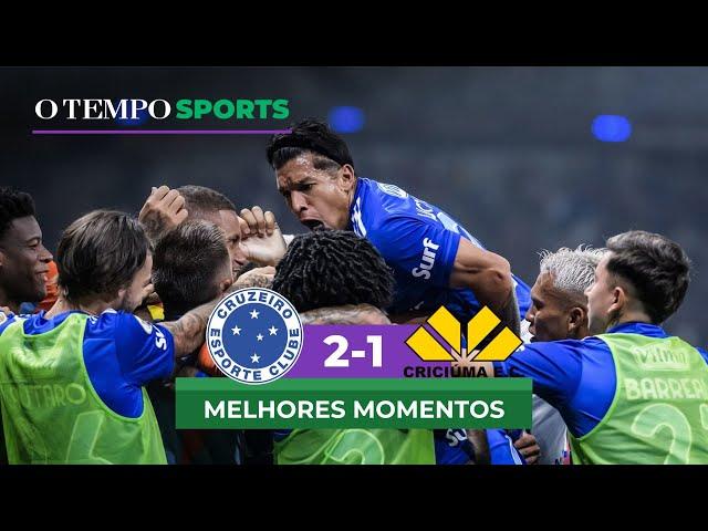 CRUZEIRO 2 X 1 CRICIÚMA - Veja os melhores momentos do jogo